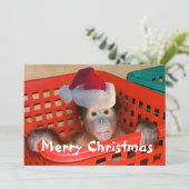 メリークリスマスメッセージを作成する 招待状 (スタンド正面)