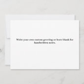 メリークリスマスメッセージを作成する 招待状 (裏面)