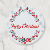 メリークリスマスメッセージカード フェイバータグ (裏面)