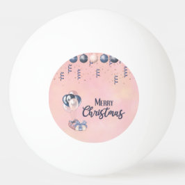 メリークリスマスメッセージバウブル、ギフト&バルーン 卓球ボール