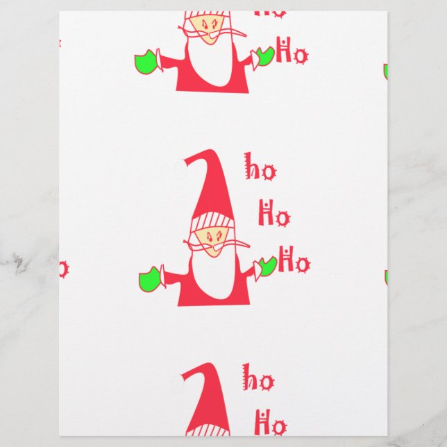 メリークリスマスメリークリスマスおもしろいサンタホホ (正面)