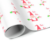 メリークリスマスメリークリスマスおもしろいサンタホホ ラッピングペーパー (ロールコーナー)