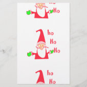 メリークリスマスメリークリスマスおもしろいサンタホホ 便箋 (正面)