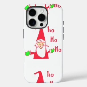 メリークリスマスメリークリスマスおもしろいサンタホホ iPhone 16 PROケース