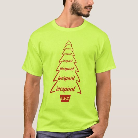 メリークリスマスメリーリヴァプールKloppmas Jurgen T Tシャツ (正面)