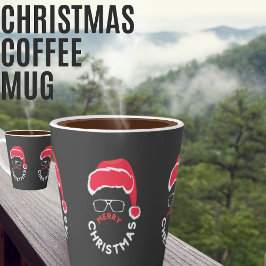 メリークリスマスメリー&ブライト カフェラテマグ