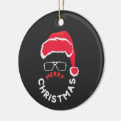 メリークリスマスメリー&ブライト セラミックオーナメント (左)