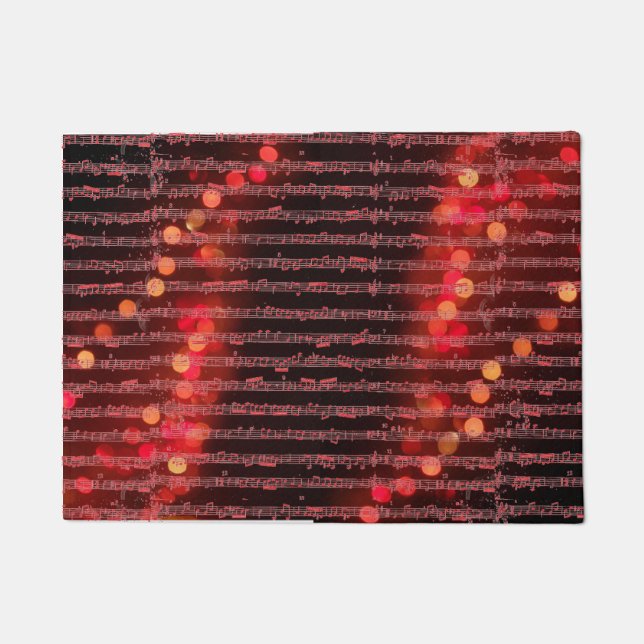 メリークリスマスメロディー ドアマット (正面)