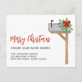 メリークリスマスメールボックス移動 案内ポストカード (正面)