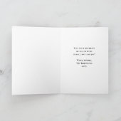 メリークリスマスモダンのエレガント写真 シーズンカード (内部)