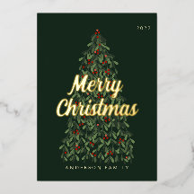 メリークリスマスモダンエレガントの木