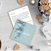 メリークリスマスモダンオーナメントカード/招待状 シーズンカード