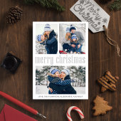 メリークリスマスモダンシンプルのミストレトー3枚の写真 シーズンカード