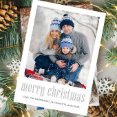 メリークリスマスモダンシンプルミストレエレガントトー シーズンカード