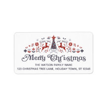 メリークリスマスモダンスカンジナビアスタイルホリデー