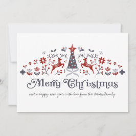 メリークリスマスモダンスカンジナビア シーズンカード