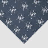 メリークリスマスモダンスノースホリデイダークブルー 薄葉紙 (詳細)
