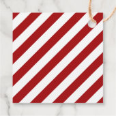 メリークリスマスモダンタイプのホリデーギフトラベル フェイバータグ (裏面)