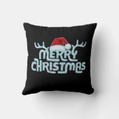 メリークリスマスモダントレンディーファミリーマッチングギフト クッション (裏面)