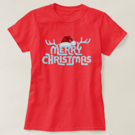 メリークリスマスモダントレンディーファミリーマッチングギフト Tシャツ