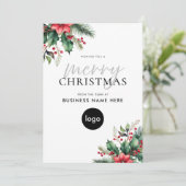 メリークリスマスモダンフローラ事業 シーズンカード (スタンド正面)