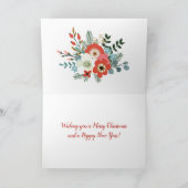 メリークリスマスモダンフローラ植物学 シーズンカード (内部)