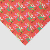 メリークリスマスモダンブライトホリデー 薄葉紙 (詳細)