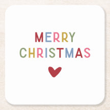 メリークリスマスモダンミニマルタイポグラフィ