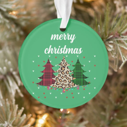 メリークリスマスモダン&エレガント オーナメント (ツリー)
