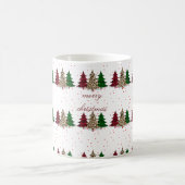 メリークリスマスモダン&エレガント コーヒーマグカップ (中央)