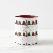 メリークリスマスモダン&エレガント マグカップ (中央)