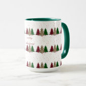 メリークリスマスモダン&エレガント マグカップ (正面右)