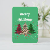 メリークリスマスモダン&エレガント 招待状 (スタンド正面)