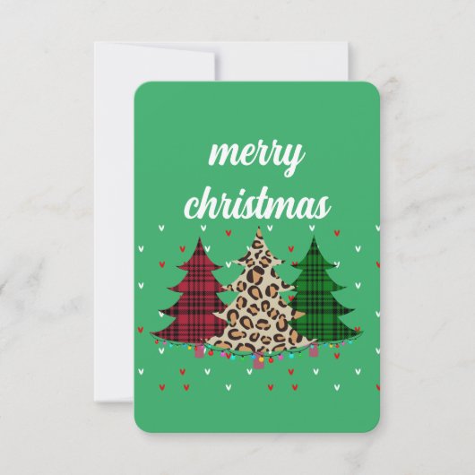 メリークリスマスモダン&エレガント 招待状 (正面)