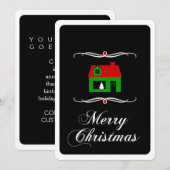 メリークリスマスモダン（自宅） シーズンカード (正面/裏面)