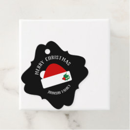 メリークリスマスモダン- Santa Hat フェイバータグ