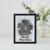 メリークリスマスモデル列車 シーズンポストカード (スタンド正面)