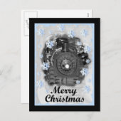 メリークリスマスモデル列車 シーズンポストカード (正面/裏面)