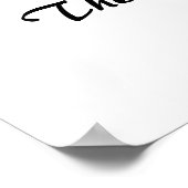 メリークリスマスモノグラムリースパーソナライズ ポスター (角)