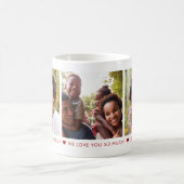 メリークリスマスモミー3フォトカスタムコーヒーマグ コーヒーマグカップ (中央)