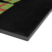 メリークリスマスモンスタートラック幼児の男の子クリスマス カッティングボード (角)