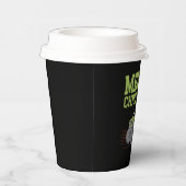 メリークリスマスモンスタートラック幼児の男の子クリスマス 紙コップ (右)