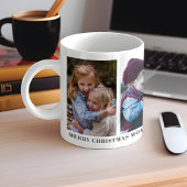 メリークリスマスモーミーパーソナライズされたカスタムマグカップ コーヒーマグカップ