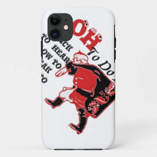 メリークリスマスモーメンカスタマイズト製品 Case-Mate iPhoneケース (裏面)