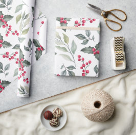 メリークリスマスヤドリギ ラッピングペーパー