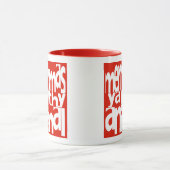 メリークリスマスヤフィルシー動物クリスマスマグカップ マグカップ (中央)