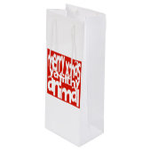 メリークリスマスヤフィルシー動物クリスマスワイントートバッグ ワインギフトバッグ (正面アングル)