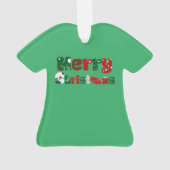 メリークリスマスユニセックス&キッズウェア オーナメント (裏面)