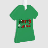 メリークリスマスユニセックス&キッズウェア オーナメント (正面)