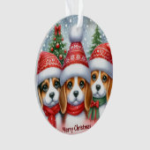 メリークリスマスヨルキ オーナメント (正面)